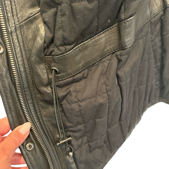 Andrew Marc Leather Jacket sz M - Picture 9 of 9